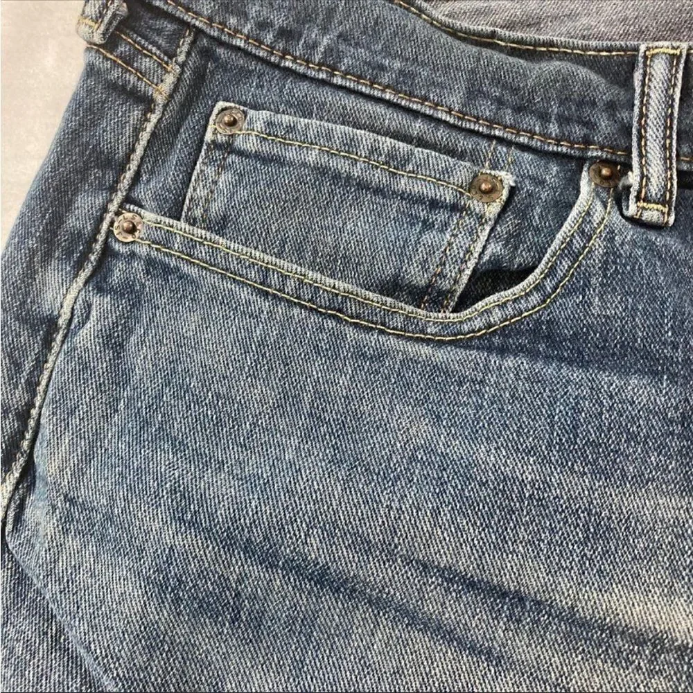 Levi Strauss & Co. Mens Blue 505 Straight Leg Denim Jeans Size W40xL30